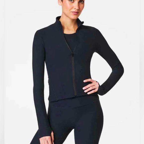SPANX Jackets & Blazers - Spanx OnForm Full Zip Contour Jacket Black Color Womens Size Small NWT
